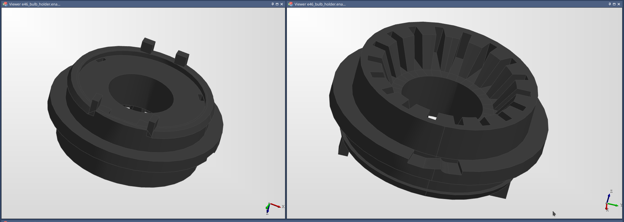 BMW H7 LED Bulb holder