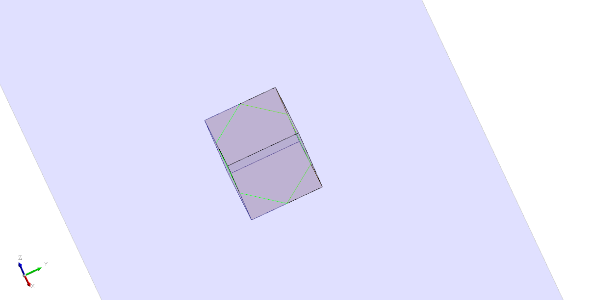 Intersection of cube and plane
